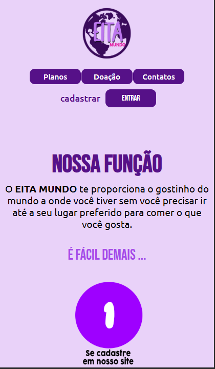 Projeto eita mundo feito para servir como loja e-commerce de caixas com itens temáticos.